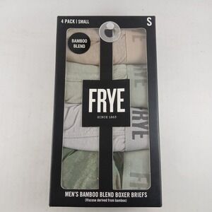 Men's FRYE 4-Pack Bamboo Blend Boxer Briefs - Sz. S, Solid Pastels